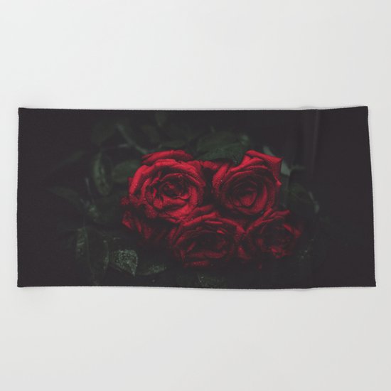 Roses Beach Towel