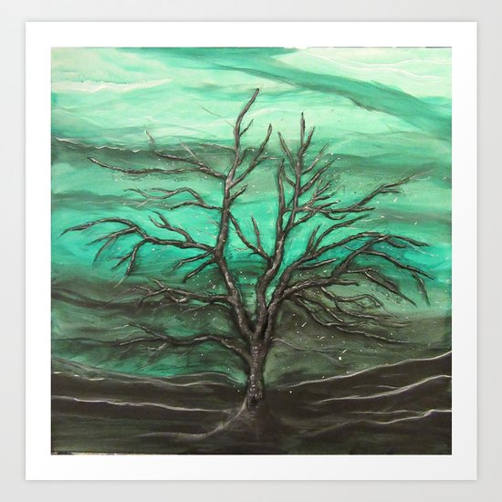Last Leaves Art Print