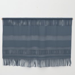 Dark Blue Gray Solid Color Pairs Pantone Key Largo 19-4129 TCX Shades of Blue Hues Wall Hanging