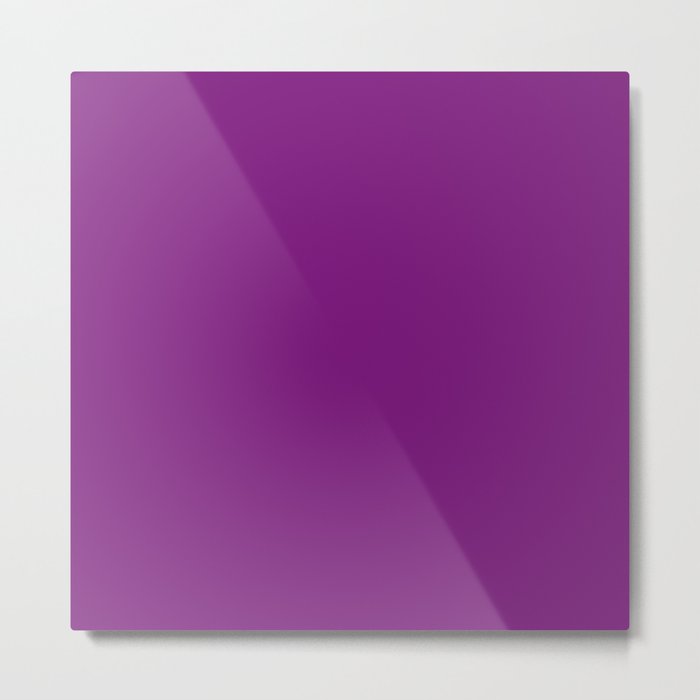 Solid Dark Orchid Purple Color Metal Print By Podartist Society6