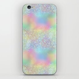 Pretty Rainbow Holographic Glitter iPhone Skin