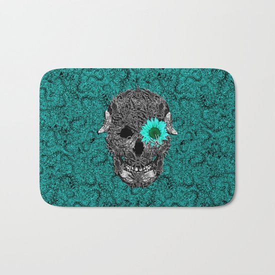 Insect Skull Bath Mat