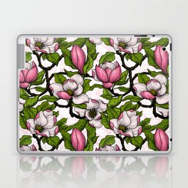 Blooming magnolia Laptop Skin