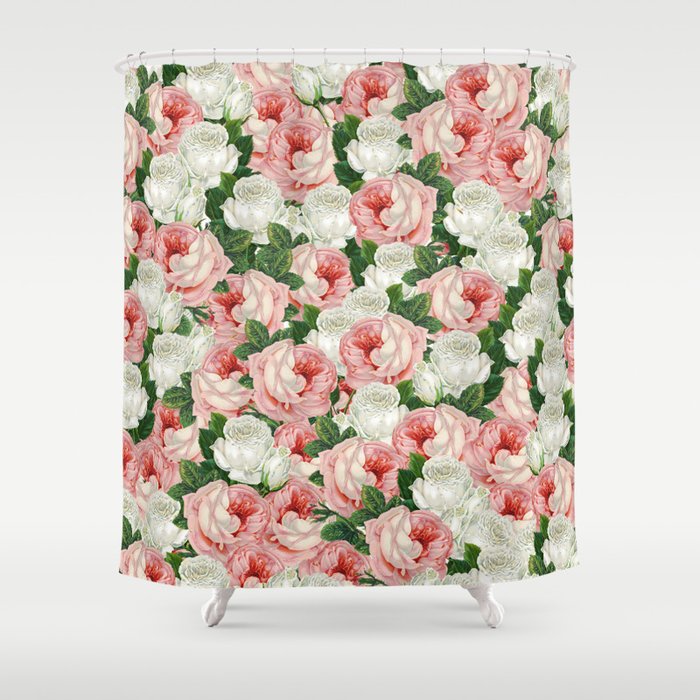 Juliet -  Romantic Roses Shower Curtain