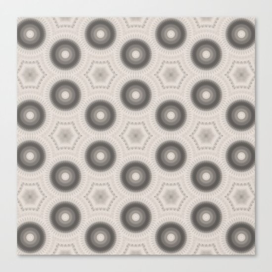 Fractal Cogs n Wheels in CMR01 Canvas Print