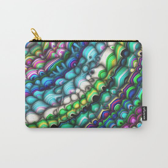 Curved Spectral Shapes Carry-All Pouch