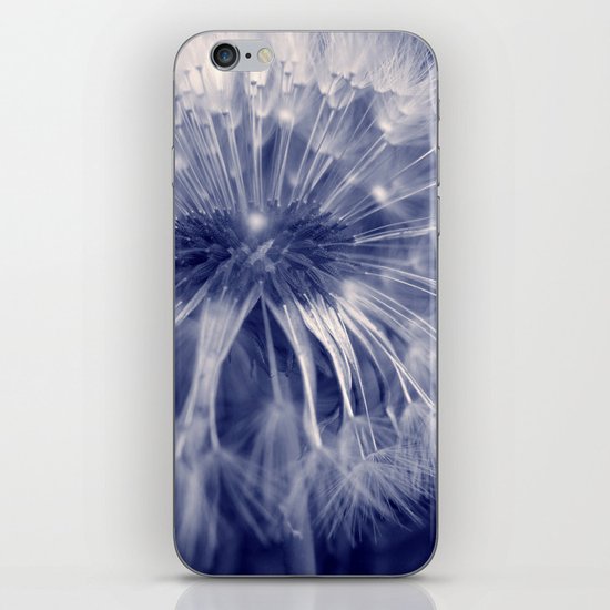 blue dandelion I iPhone Skin
