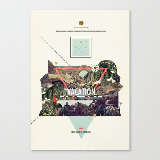 island Vacation Canvas Print