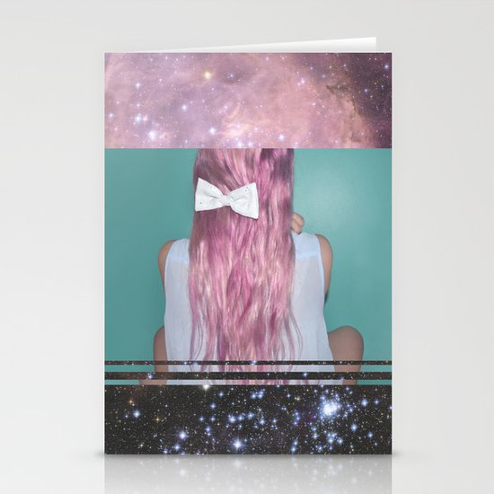 Nebula Girl Stationery Cards