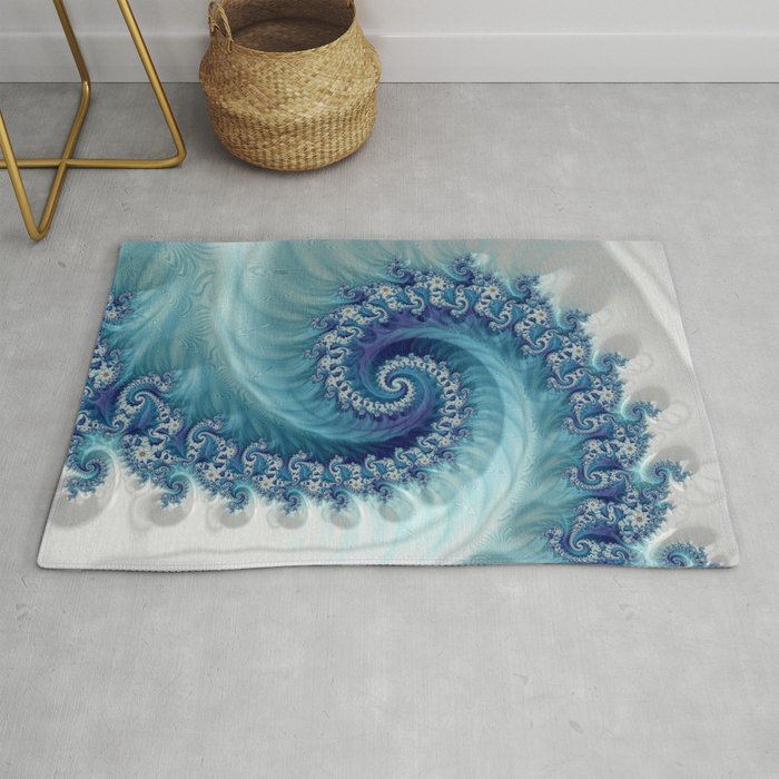 Sound of Seashell - Fractal Art Rug