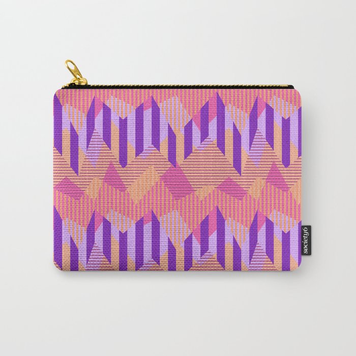 ZigZag All Day - Pink Carry-All Pouch