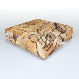 Panel of Lions // Chauvet Cave Outdoor Floor Cushion