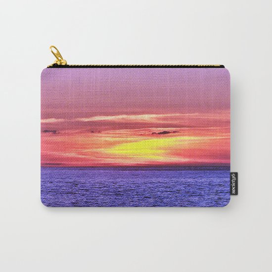 Saturated Sunset Delight Carry-All Pouch