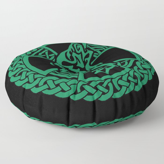 Celtic Wolf Floor Pillow