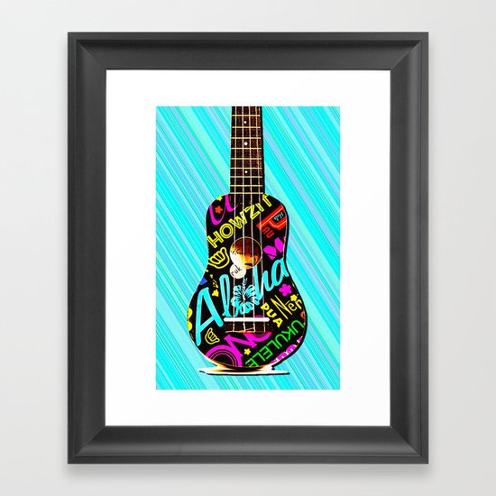 Hawaiian Ukulele for IPhone Framed Art Print