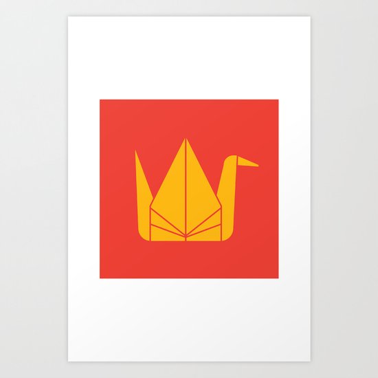 Japan Origami Art Print