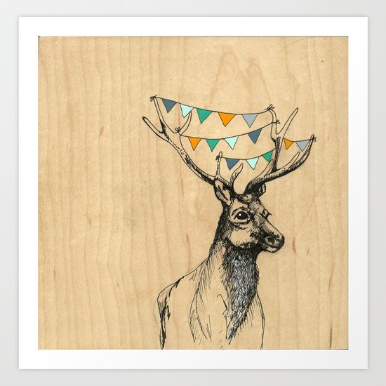 Where's the party? Art Print