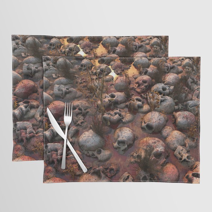 Skull Field Placemat