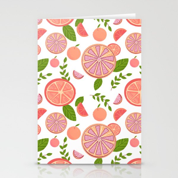 Citrus - Pink Stationery Cards