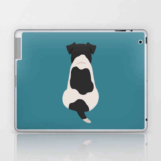 Smooth Fox Terrier back Laptop & iPad Skin