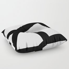 Black and White  Floor Pillow