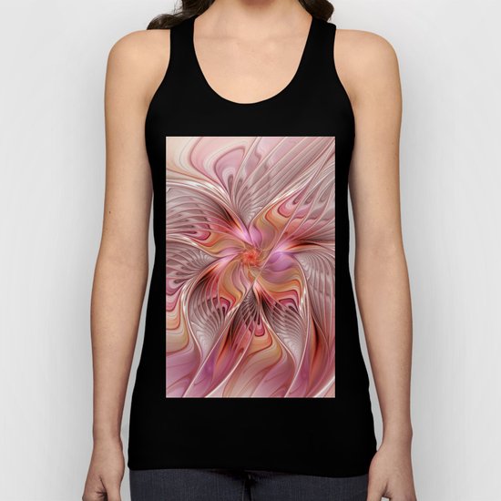 Abstract Butterfly, Fantasy Fractal Unisex Tank Top