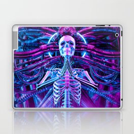 Gothic Harmony Science Fiction Cyberpunk Skeleton Meditation Laptop Skin