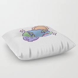 Save The Earth Environmental Protection Sun Moon Gift Floor Pillow
