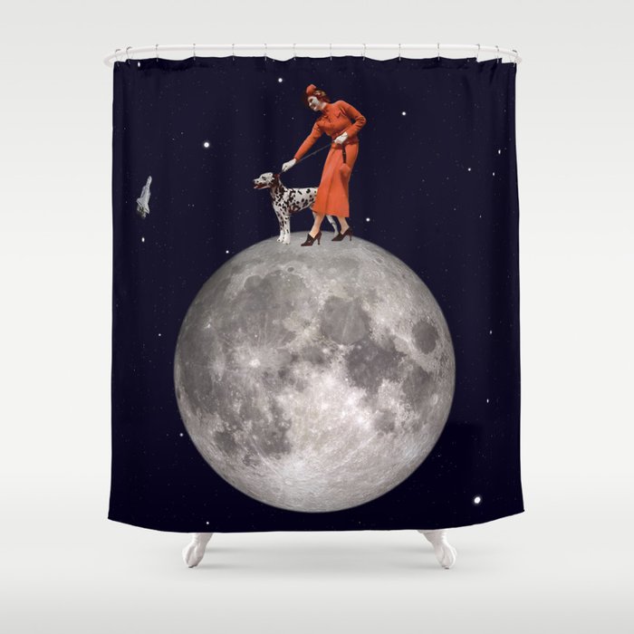Walking the Dog // The Rocket Shower Curtain