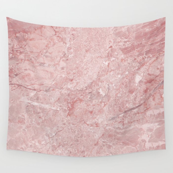 Blush Pink Marble Wall Tapestry By Naturemagick Society6