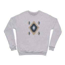 Santa Fe Southwest Native American Indian Tribal Geometric Pattern Crewneck Sweatshirt