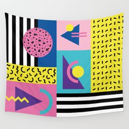 Memphis pattern 53 - 80s / 90s Retro Wall Tapestry