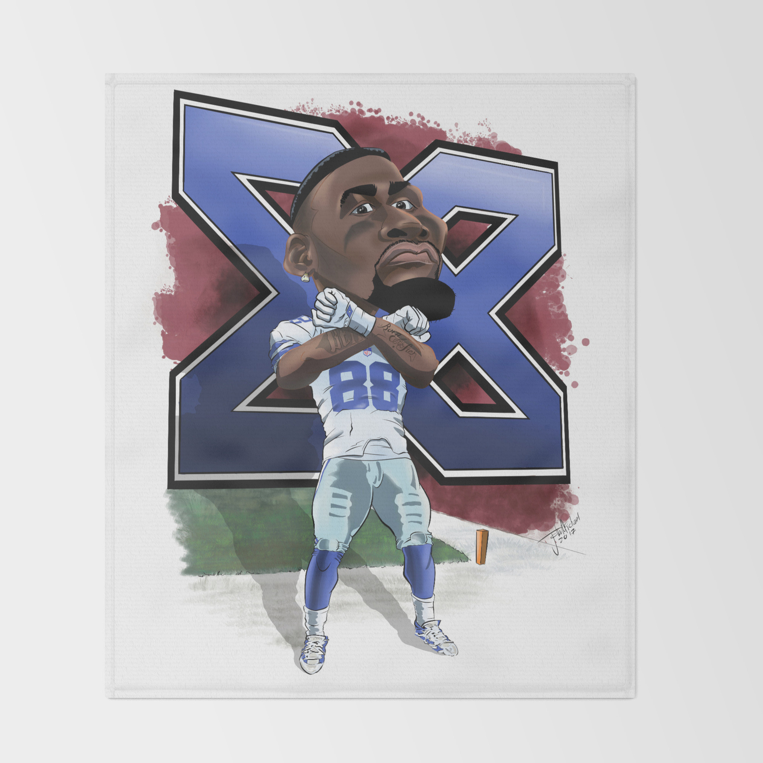 dez bryant 88 x shirt