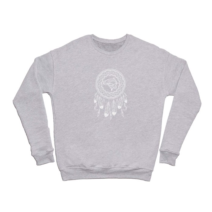 Zodiac Native American Salmon Crewneck Sweatshirt