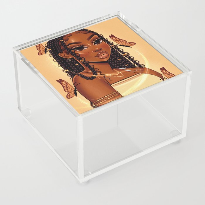 Boho Braids Acrylic Box