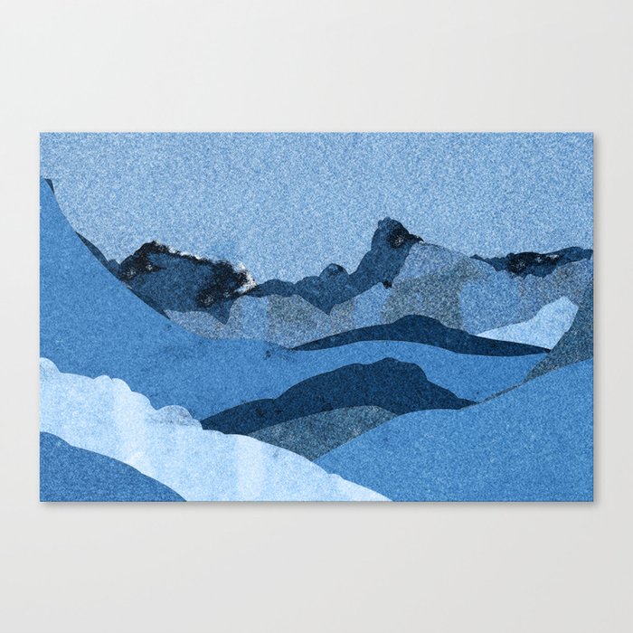 Mountain X Canvas Print