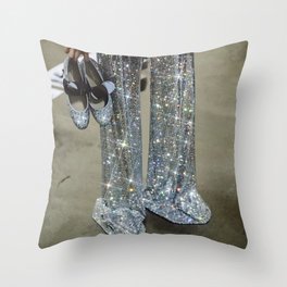 At the end of the workday Throw Pillow