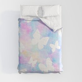 Rainbow Butterflies Comforter