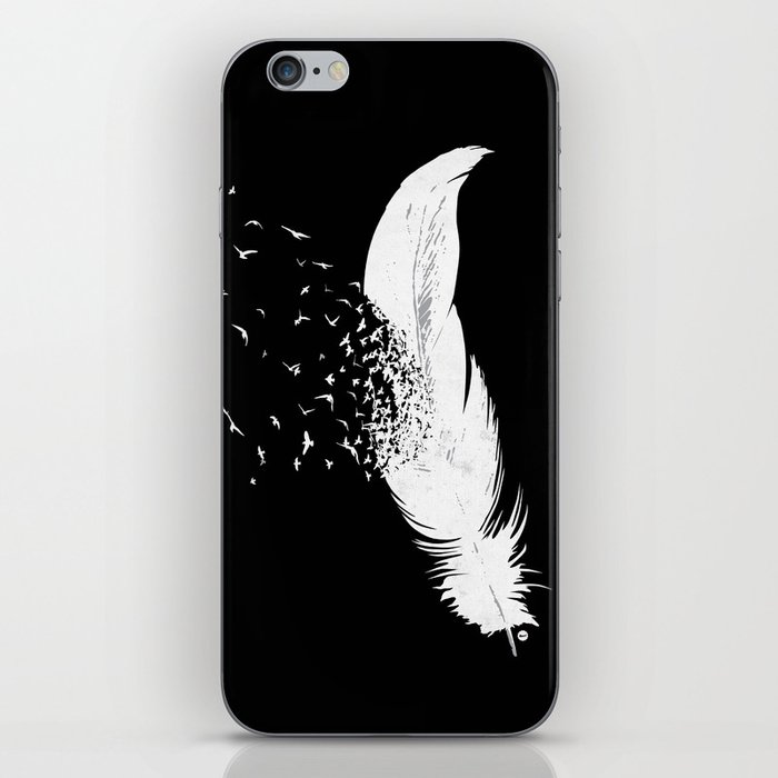 Birds of a Feather (Black) iPhone Skin