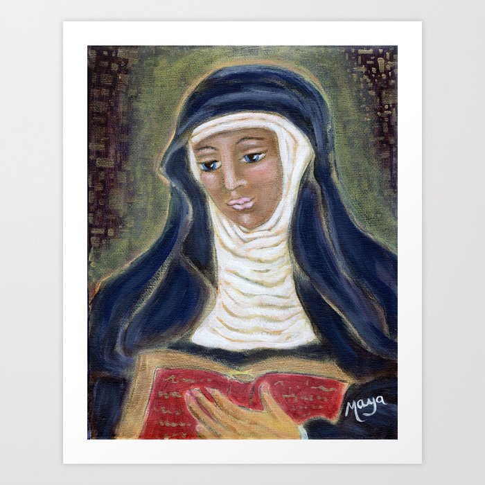Saint Hildegard Art Print
