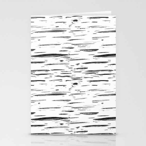 Birch Black and White Stationery Cards