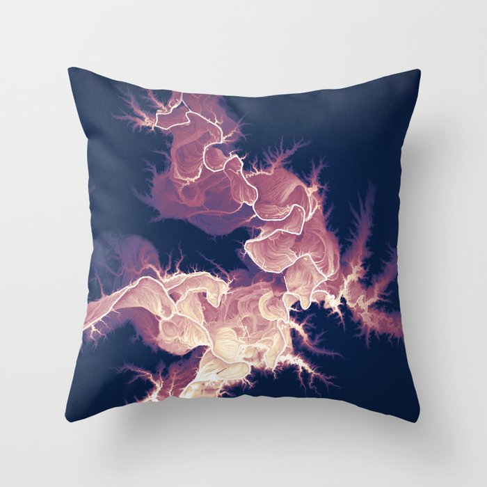 Black Warrior River—Tombigbee River Throw Pillow
