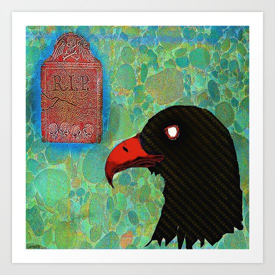 The crow Art Print