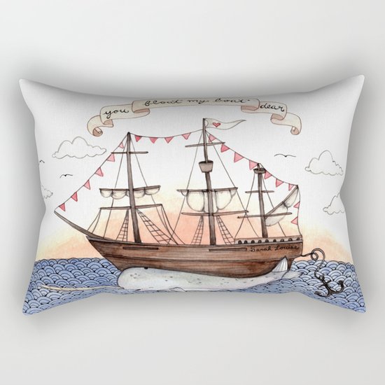 Float My Boat Rectangular Pillow
