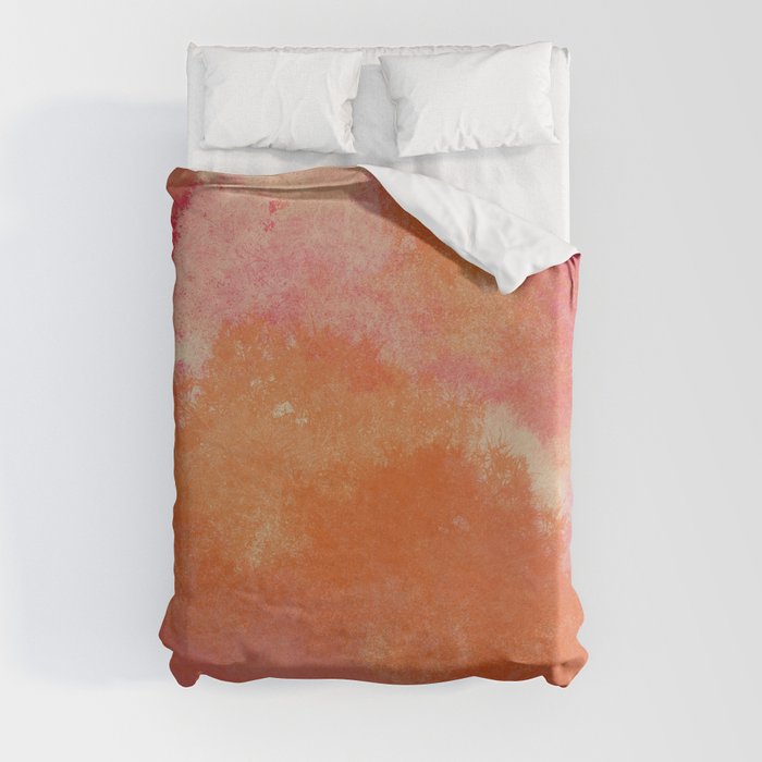 Abstrarium #23 Enter The Temple Abstract Painting Duvet Cover