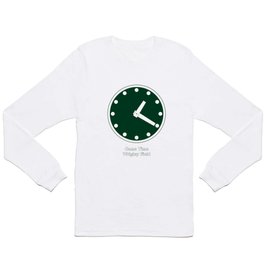 WRIGLEY FIELD SCOREBARD CLOCK IS CHICAGO  GAME TIME game Long Sleeve T Shirt