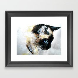 Siamese Cat Framed Art Print