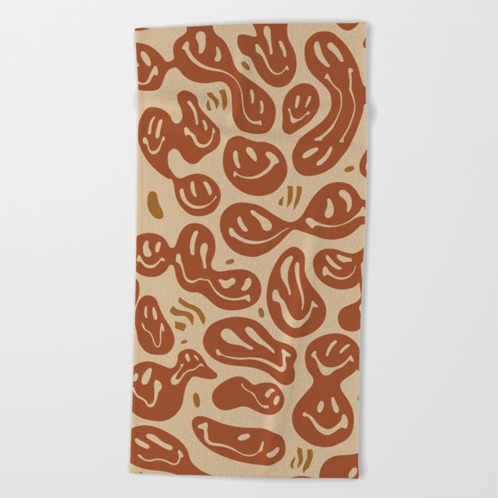 Caramel Syrup Melted Happiness Beach Towel