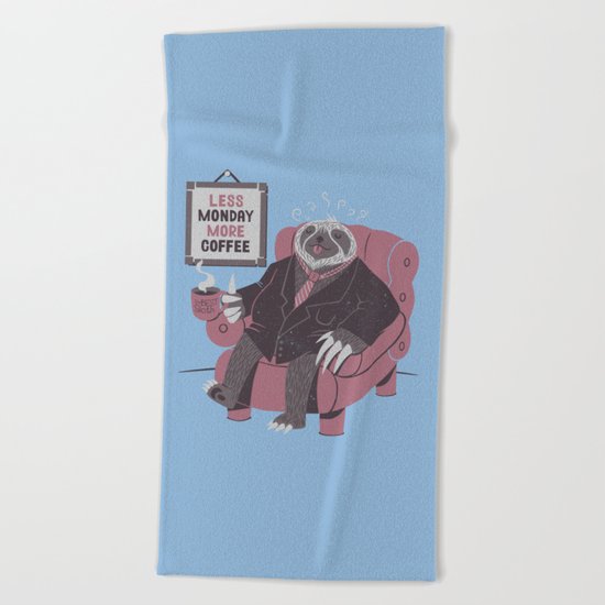 Monday Beach Towel