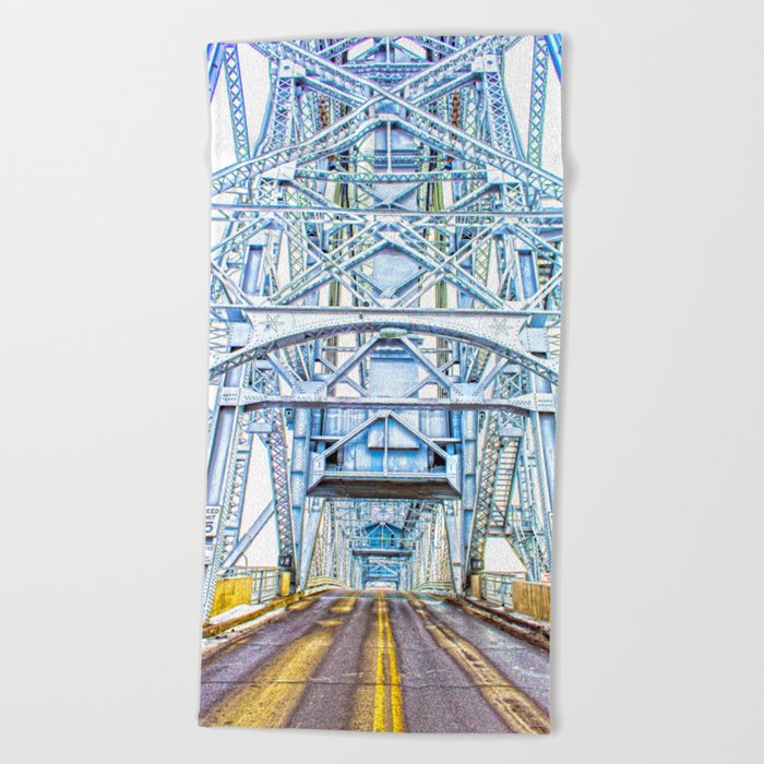 Lift Bridge Beach Towel